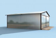 GB6  projekt garażu dwustanowiskowego