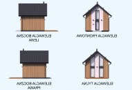 LIDO 3 A OC szkielet drewniany letniskowy, ocieplony na zgłoszenie do 35m2