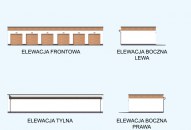 G341 garaż sześciostanowiskowy