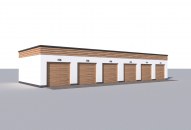 G341 garaż sześciostanowiskowy