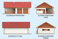 G314 szkielet drewniany budynek gospodarczy