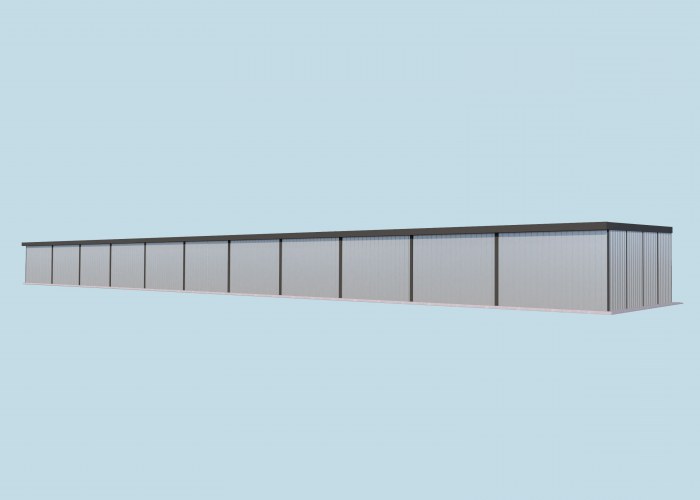 GB43 K projekt garażu jedenastostanowiskowego