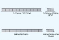 GB43 K projekt garażu jedenastostanowiskowego