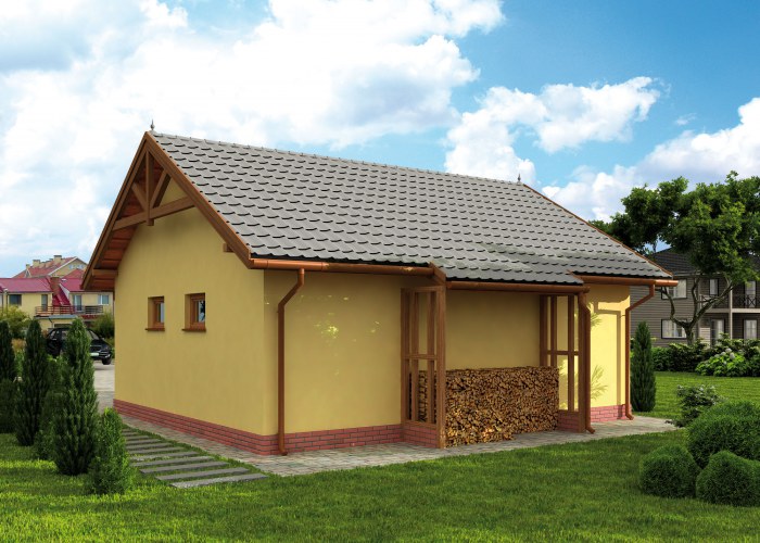 G68 garaż dwustanowiskowy