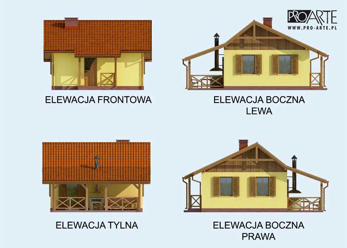 BAZYLEA C dom mieszkalny, całoroczny szkielet drewniany