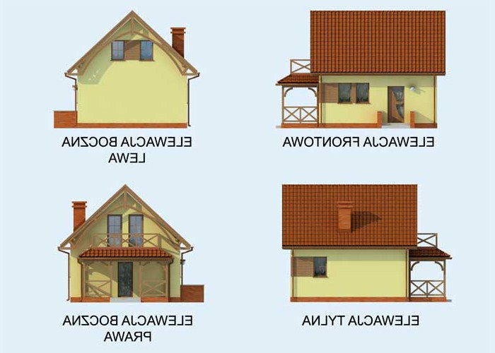 ORLEAN C dom mieszkalny, całoroczny ogrzewanie kominek z płaszczem wodnym