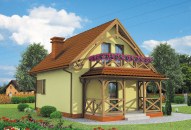 ORLEAN C dom mieszkalny, całoroczny ogrzewanie kominek z płaszczem wodnym