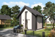 LIDO C szkielet drewniany dom mieszkalny, całoroczny z antresolą