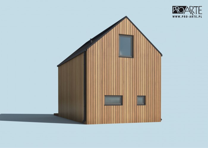 MOCA 2 C szkielet drewniany dom całoroczny, mieszkalny