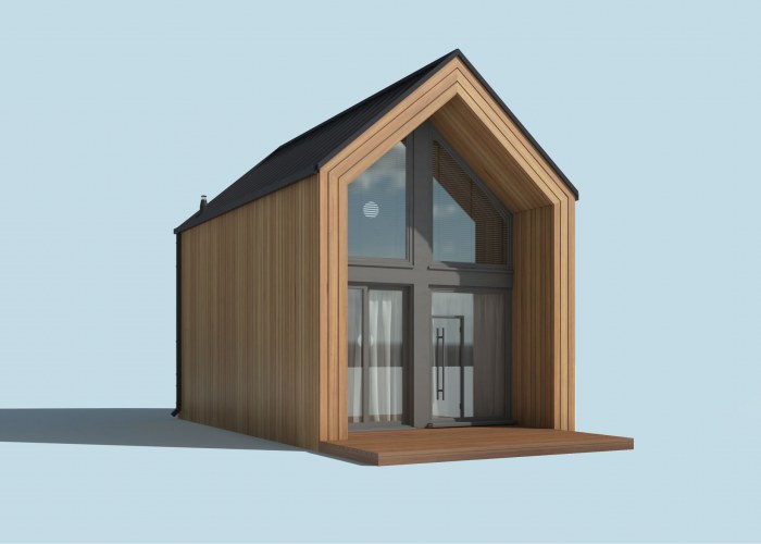 MOCA 2 C szkielet drewniany dom całoroczny, mieszkalny