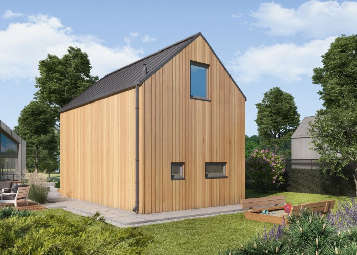 MOCA 2 C szkielet drewniany dom całoroczny, mieszkalny