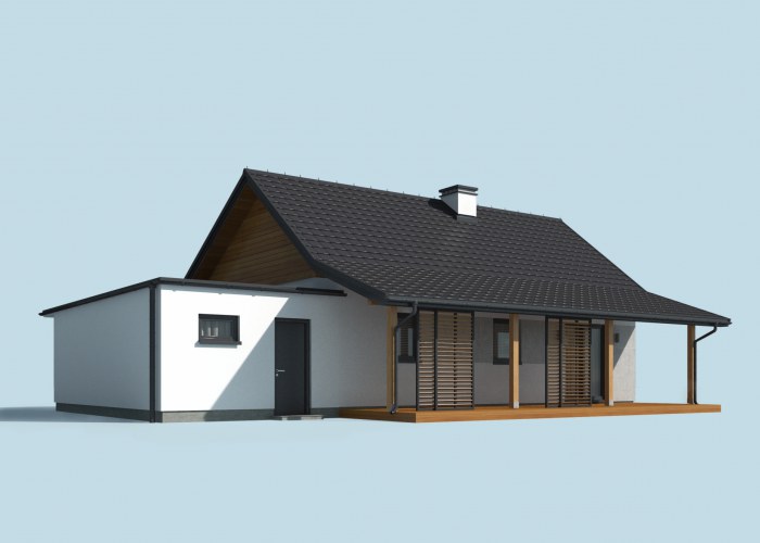 BARBADOS 3A dom letniskowy z garażem