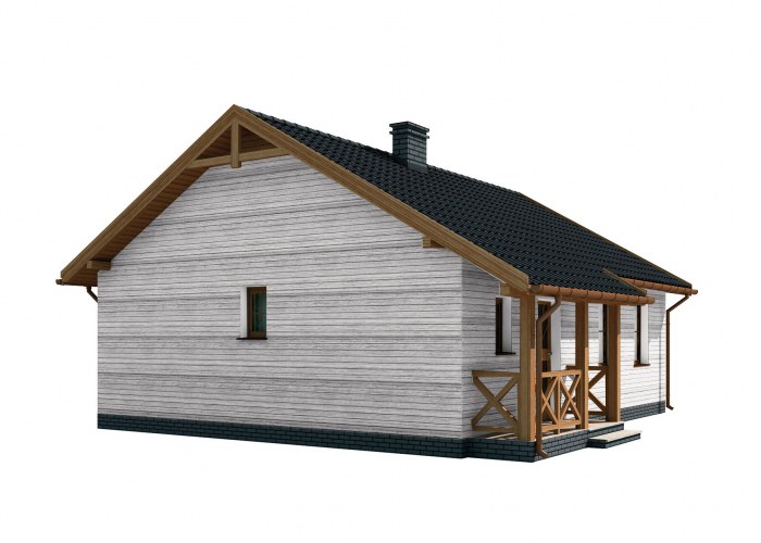 LA PALMA 2 C EKO szkielet drewniany dom mieszkalny z pompą ciepła i podłogówką