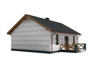 LA PALMA 2 C EKO szkielet drewniany dom mieszkalny z pompą ciepła i podłogówką