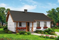 LA PALMA 2 C EKO szkielet drewniany dom mieszkalny z pompą ciepła i podłogówką