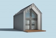 MOCA A OC szkielet drewniany dom letniskowy na zgłoszenie do 35m2