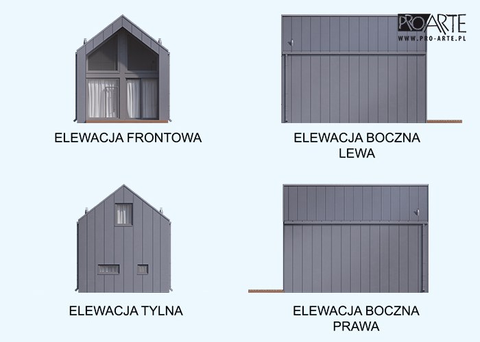 MOCA A OC  dom letniskowy na zgłoszenie do 35m2