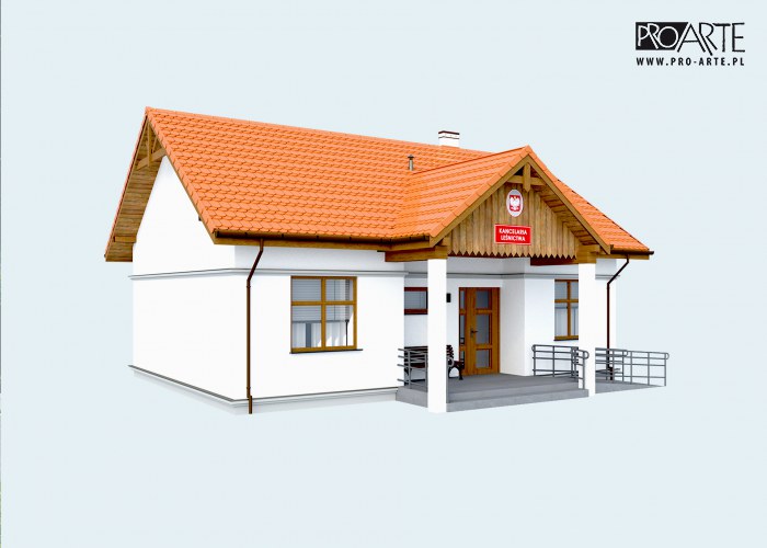 L1 budynek administracji publicznej, kancelaria leśnictwa kocioł gazowy