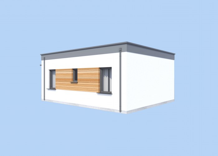 LENS C szkielet drewniany dom mieszkalny, całoroczny