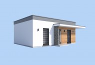 LENS C szkielet drewniany dom mieszkalny, całoroczny