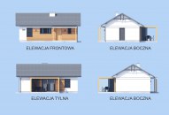 MIAMI 2 C szkielet drewniany dom mieszkalny, całoroczny