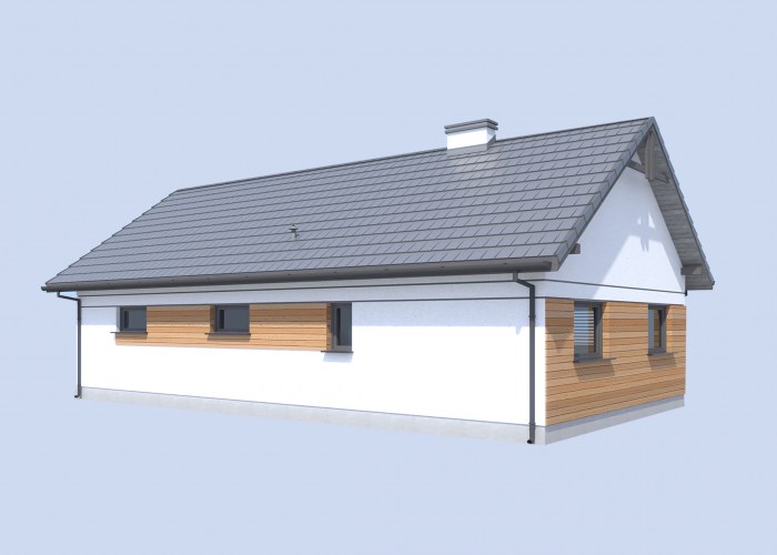 G342 garaż dwustanowiskowy z pomieszczeniami gospodarczymi