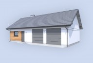 G342 garaż dwustanowiskowy z pomieszczeniami gospodarczymi