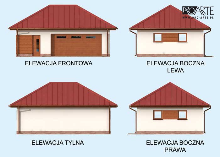G293 szkielet drewniany budynek gospodarczy