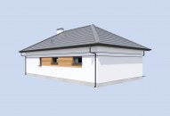 G363 garaż dwustanowiskowy z pomieszczeniami gospodarczymi