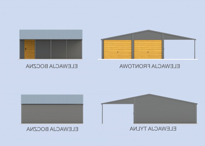 GBT1 projekt budynku gospodarczego