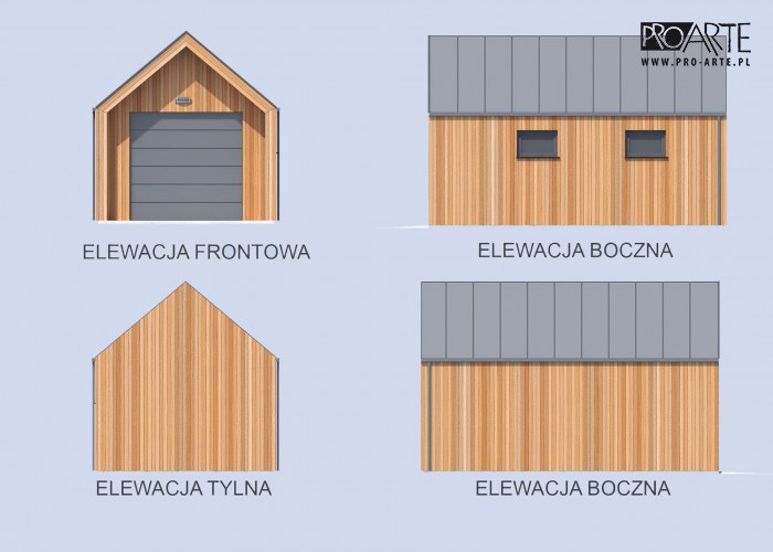 G364A garaż jednostanowiskowy