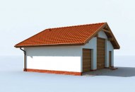 G1B szkielet drewniany garaż dwustanowiskowy