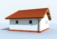 G1B szkielet drewniany garaż dwustanowiskowy