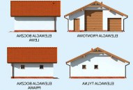 G1B szkielet drewniany garaż dwustanowiskowy