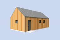 G365A garaż jednostanowiskowy z pomieszczeniem gospodarczym