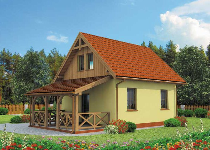 LIMA dom letniskowy z poddaszem