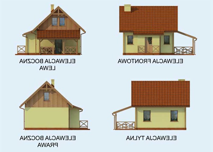 LIMA dom letniskowy z poddaszem