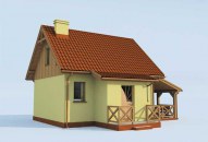 LIMA dom letniskowy z poddaszem