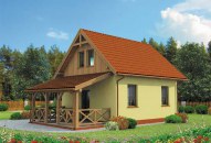 LIMA dom letniskowy z poddaszem