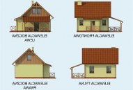 LIMA dom letniskowy z poddaszem