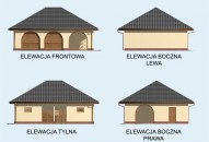 G146 garaż dwustanowiskowy z pomieszczeniem gospodarczym