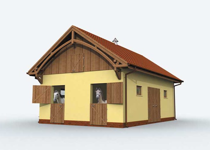 S1 stajnia dla koni - 2 boksy