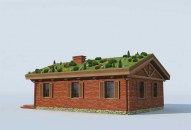 EL PINAR dom z zielonym dachem