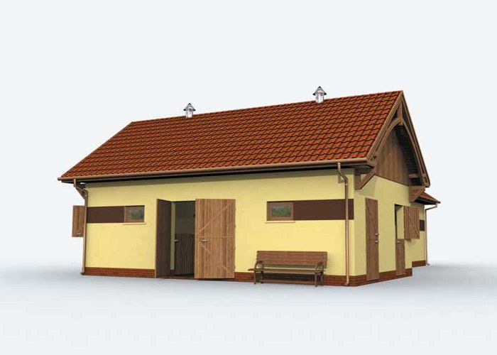 S14 Stajnia dla koni - 4 boksy