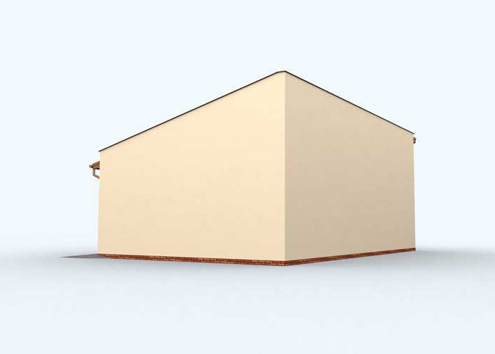 G160 garaż trzystanowiskowy z pomieszczeniami gospodarczymi