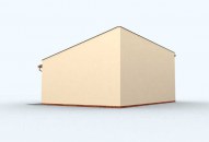 G160 garaż trzystanowiskowy z pomieszczeniami gospodarczymi