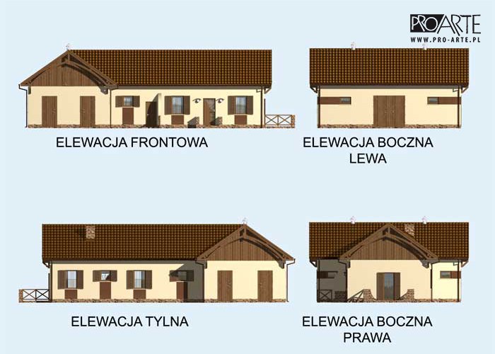 S27 Stajnia dla koni - 4 boksy