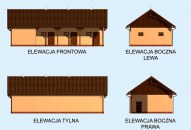 S31 Stajnia angielska dla koni z boksami z wyjściem na zewnątrz- 3 boksy