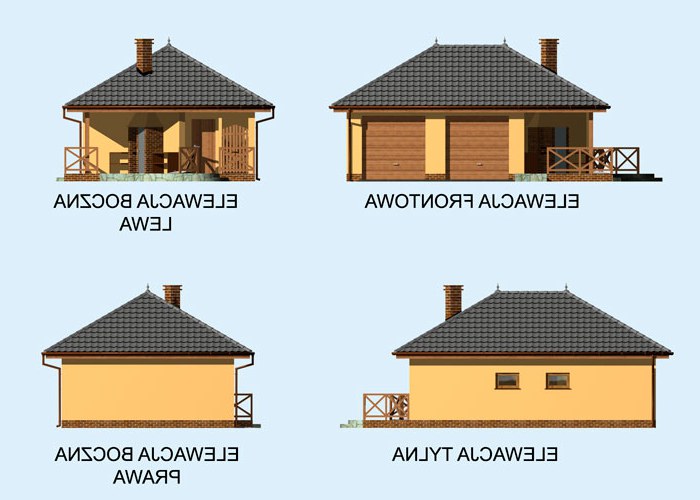 G186 projekt z wędzarnią