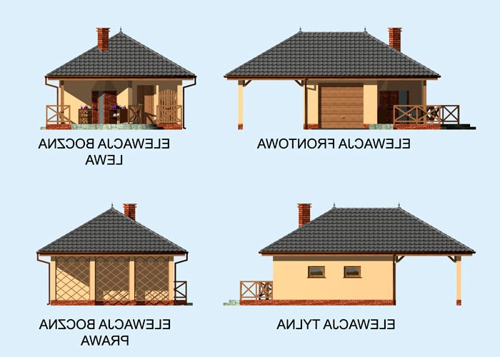 G191 projekt z wędzarnią